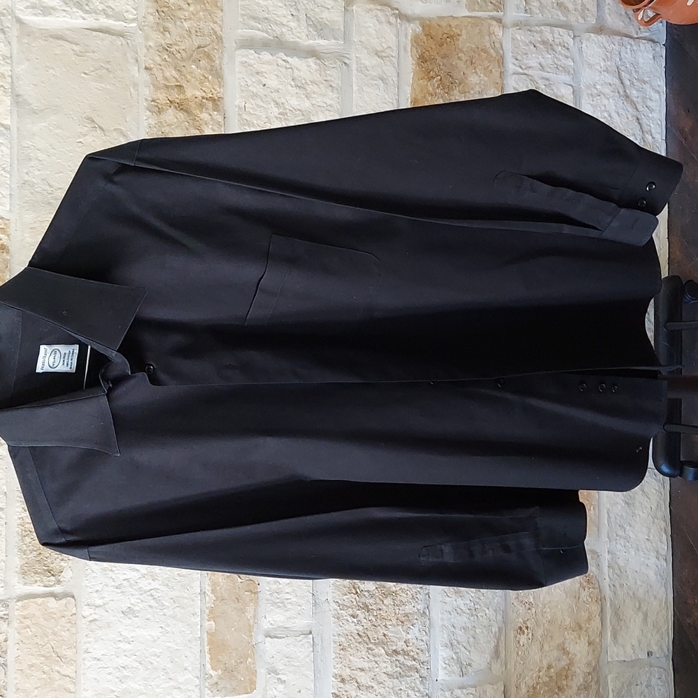 Pronto uomo mens black dress shirt